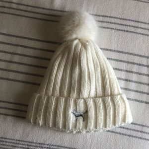 Pink Sherpa beanie